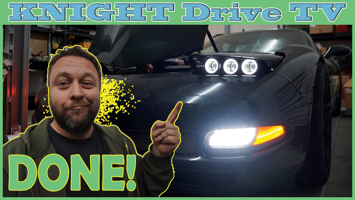 C5 Corvette Round Halo headlight conversion is DONE! KnightDriveTV