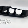 Load image into Gallery viewer, Square and Round Tripleds Bezel **Pair ** Both sides (In Stock)