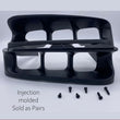 Load image into Gallery viewer, Square and Round Tripleds Bezel **Pair ** Both sides (In Stock)