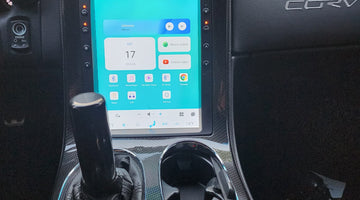 Installation Guide for C6 MaxDin full console HVAC screen and android auto apple carplay radio
