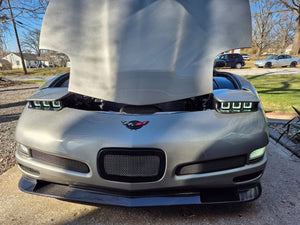 C5 Corvette Low-Rise Sleepy Eye TripLED's Square Headlight Kit (**Supply Strained**)