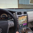 Load image into Gallery viewer, Cadillac XLR-V with a Knightdrivetv max-din installed in the dashboard with large android auto display map and tesla style screen installed
