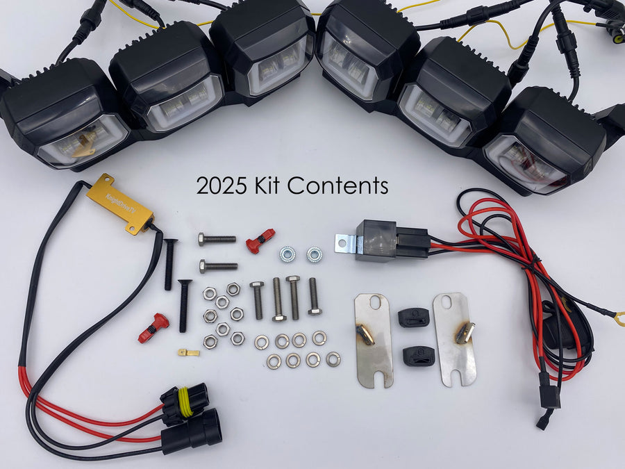 C5 Corvette Low-Rise Sleepy Eye TripLED's Square Headlight Kit
