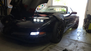 C5 Corvette Low-Rise Sleepy Eye TripLED's Square Headlight Kit (1-3wks backorder)