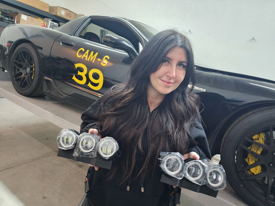C5 Corvette KnightDriveTV TripLED's ROUND Kit (Allow 3-4wks to ship)