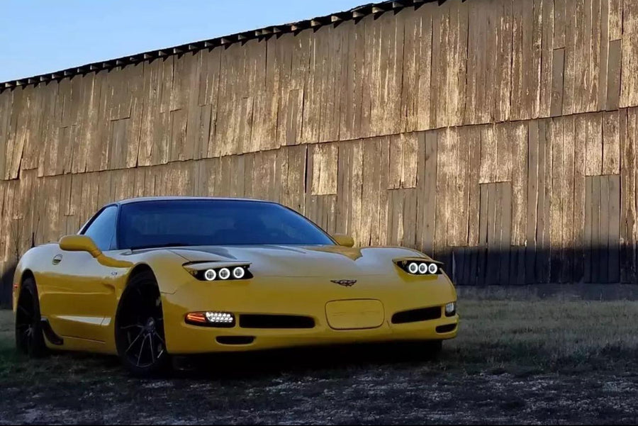 C5 Corvette KnightDriveTV TripLED's ROUND Kit (Allow 3-4wks to ship)