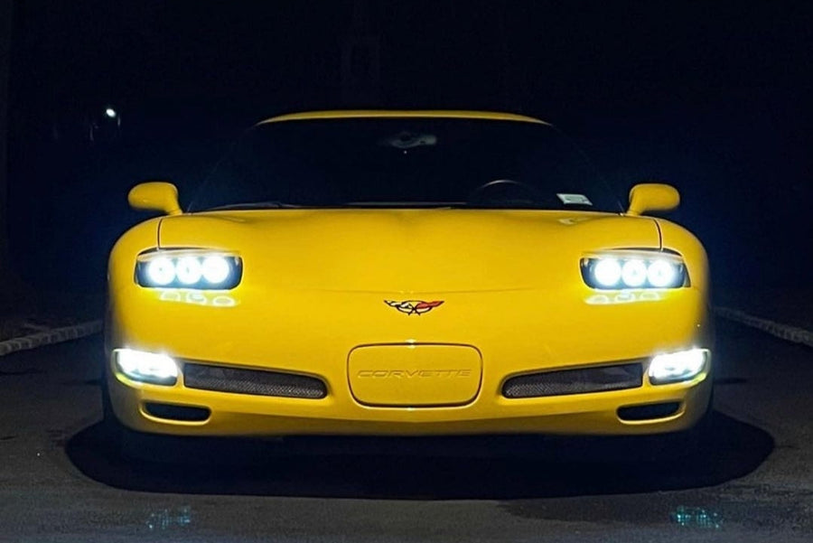 C5 Corvette KnightDriveTV TripLED's ROUND Kit (Allow 3-4wks to ship)
